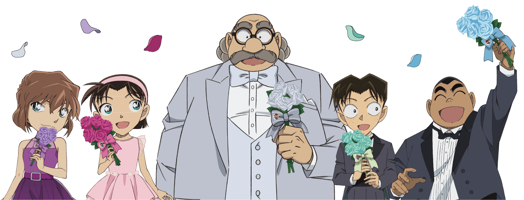 灰原哀・吉田歩美・アガサ博士・小嶋元太・円谷光彦