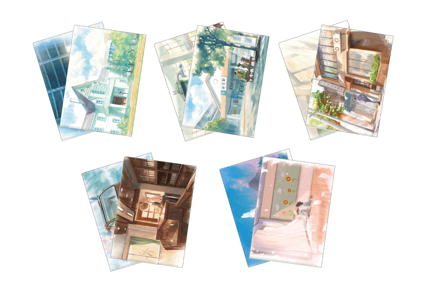 水彩美術クリアファイルセット(全5種)